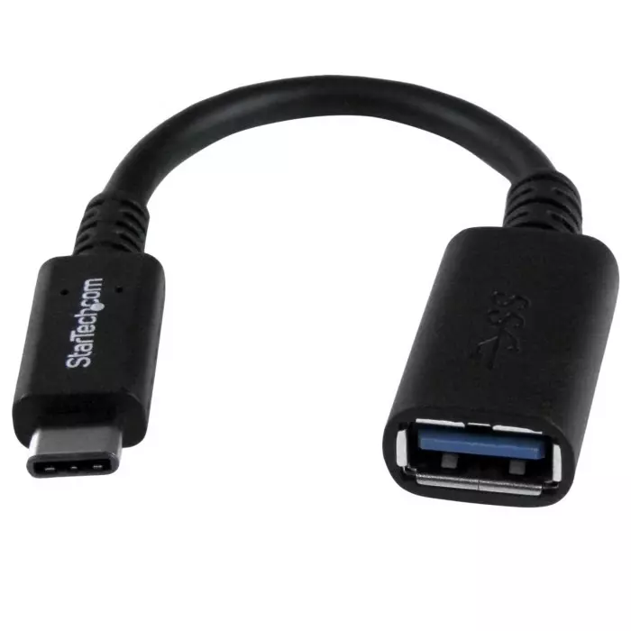 Shop usb31caadp-startechcom-startechcom-usb-30-male-usb-c-to-female-usb-a-5gbps-150mm-176-5704-rs StarTech.com Male USB-C to Female USB A Cable 5 Gbps USB 3.0 150mm, USB31CAADP