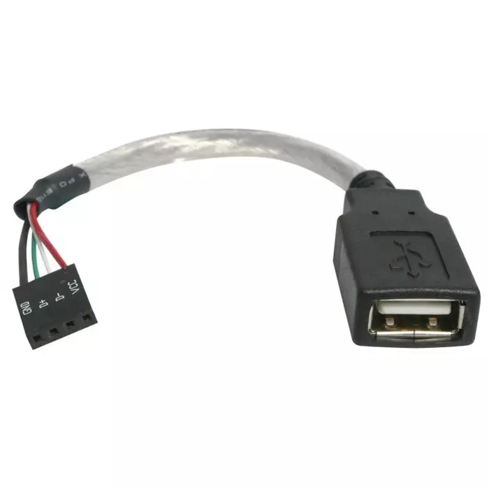 StarTech.com Female 4 Pin IDC to Female USB A Cable 480Mbps USB 2.0 150 mm, USBMBADAPT StarTech.com Female 4 Pin IDC to Female USB A Cable 480Mbps USB 2.0 150 mm, USBMBADAPT