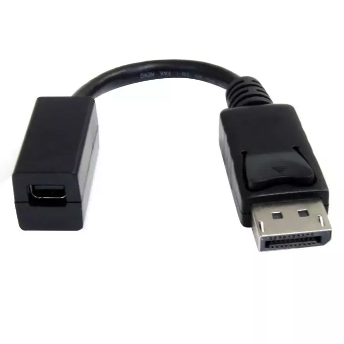 StarTech.com Male DisplayPort to Female Mini DisplayPort Cable PVC 4K @ 60 Hz 150mm, DP2MDPMF6IN StarTech.com Male DisplayPort to Female Mini DisplayPort Cable PVC 4K @ 60 Hz 150mm, DP2MDPMF6IN
