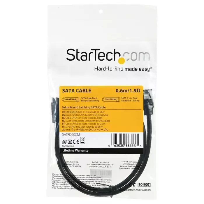 Buy satrd60cm-startechcom-startechcom-female-sata-data-to-female-sata-datacable-600mm-213-3207-rs StarTech.com Female SATA Data to Female SATA Data Cable 600mm, SATRD60CM