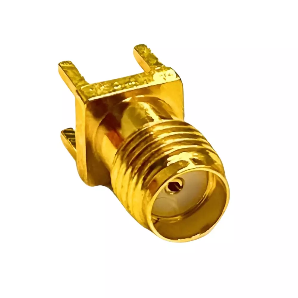 SETMI INDIA SMA Right Angle Connector Female PCB Mount 10.3x7.9x2.9 cm SETMI INDIA SMA Right Angle Connector Female PCB Mount 10.3x7.9x2.9 cm