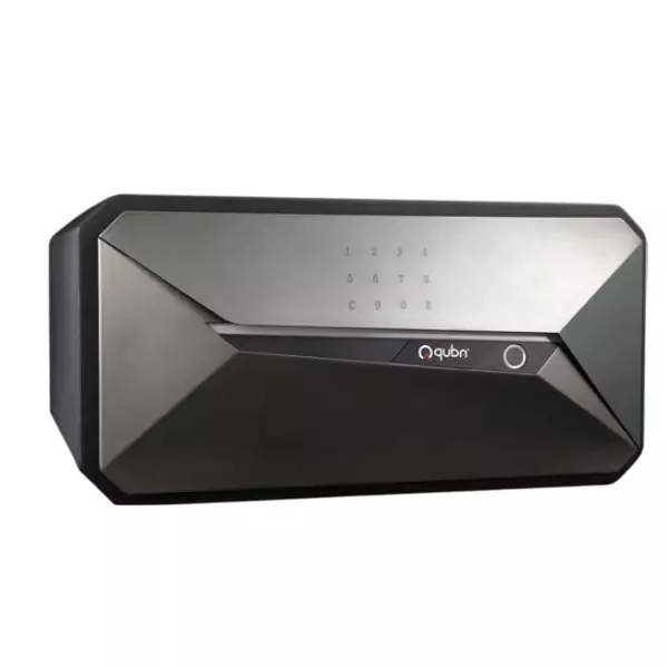 Buy quba-41-l-digital-safe-lockers-with-360-fingerprint-scanner-black-finish-astrix-001 Quba 41 L Digital Safe Lockers with 360° Fingerprint Scanner, Black Finish, Astrix 001