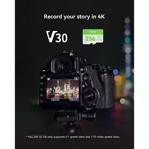 Buy acer-256-gb-micro-sd-memory-cards-160mbps-read-speed-green-white-msc300 Acer 256 GB Micro SD Memory Cards 160 Mbps Read Speed Green & White, MSC300