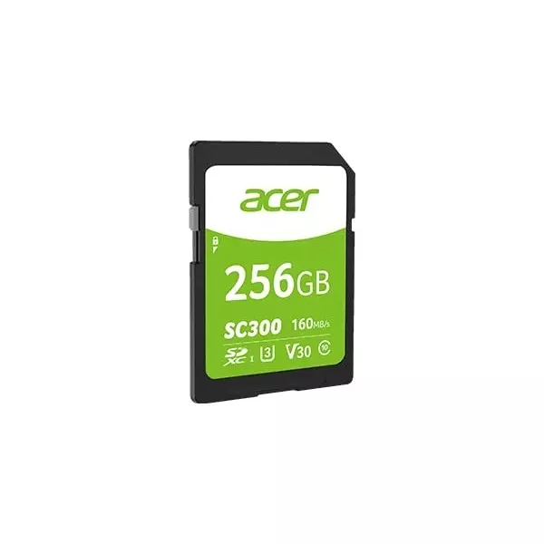Best acer-256-gb-sd-card-160mbps-read-speed-green-white-sc300 Acer 256 GB SD Card 160 Mbps Read Speed Green & White, SC300