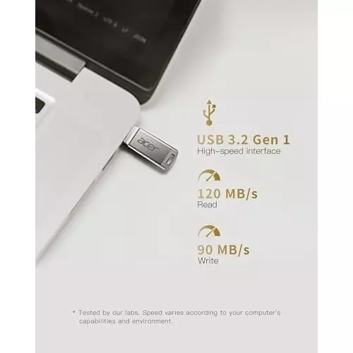 Buy acer-64-gb-pen-drive-usb-32-gen-1-hardware-interface-100mbs-read-speed-sliver-um310 Acer 64 GB Pen Drive USB 3.2 Gen 1 Hardware Interface 100 Mb/s Read Speed Sliver, UM310