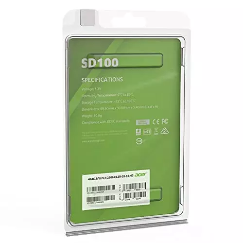 Best acer-4-gb-ssd-card-2666-mhz-read-speed-so-dimm-compatible-devices-laptop-sd100 Acer 4 GB SSD Card 2666 MHz Read Speed SO-DIMM Compatible Devices Laptop, SD100