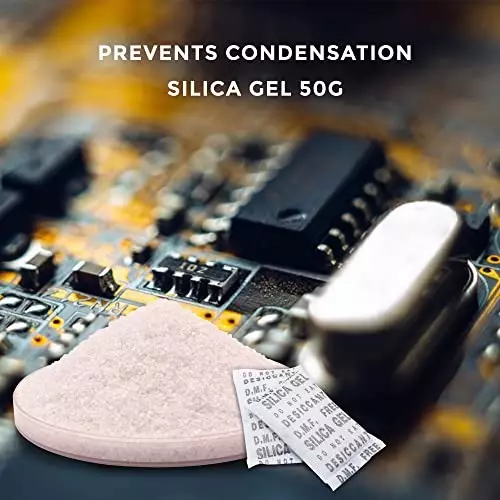 Order elysian-50-g-silica-gel-pouch-for-absorbing-moisture-in-wardrobe-electronics-more-pack-of-250-g ELYSIAN 50 g Each x 5 Silica Gel Pouch for Absorbing Moisture in Wardrobe, Electronics & More (Pack of 250 g)