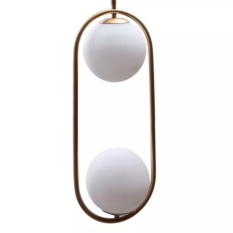 Offer eliante-hanging-light-gold-metal-corded-electric-semi-flush-mount ELIANTE Hanging Light Gold Metal Corded Electric Semi Flush Mount Without Bulb, 1516-HL-REC-2LP