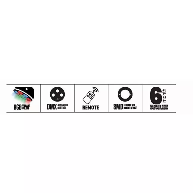 Buy sturlite-lytix-rgb-smd-par-light-18-w-redgreenblue-lg-0381-18w Sturlite LYTIX RGB SMD Par Light 18 W Red+Green+Blue, LG-0381-18W