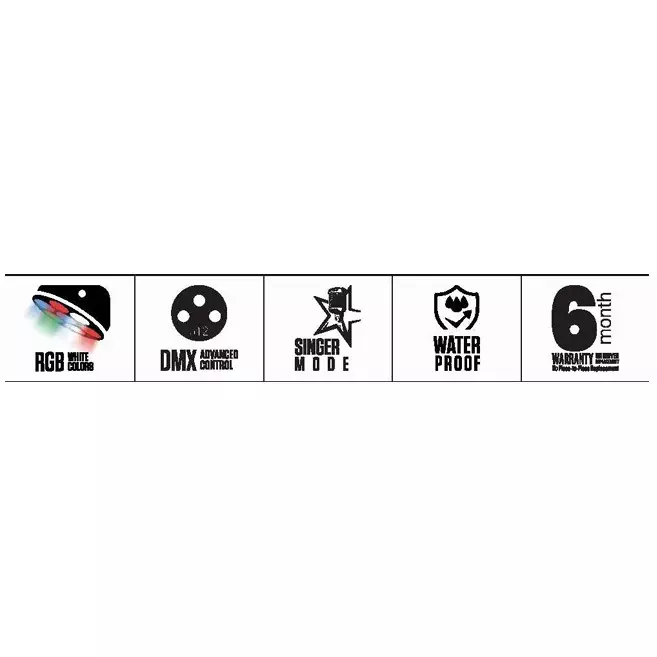 Buy sturlite-glore-54x25w-rgb-smd-par-light-122-w-redgreenblue-lg-0382-122w Sturlite GLORE 54x2.5W RGB SMD Par Light 122 W Red+Green+Blue, LG-0382-122W