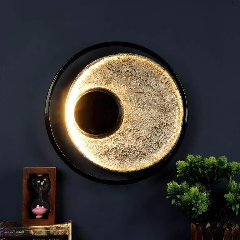 Best eliante-wall-light-golden-flush-mount-corded-metal-electric-power ELIANTE Wall Light Golden Flush Mount Corded Metal Electric Power