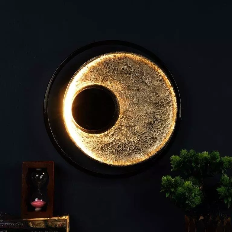 Shop eliante-wall-light-golden-flush-mount-corded-metal-electric-power ELIANTE Wall Light Golden Flush Mount Corded Metal Electric Power