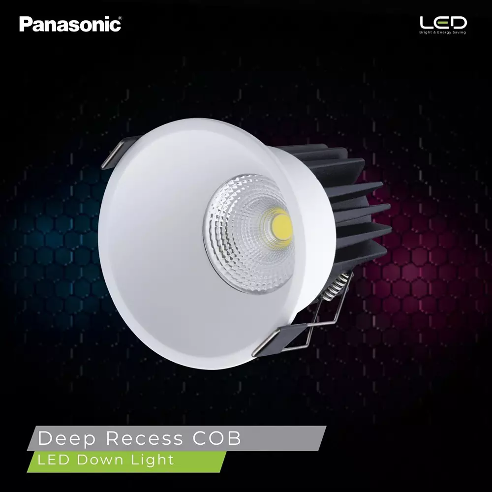 Order panasonic-deep-recessed-cob-downlight-12-w-natural-white-pdlm42124 Panasonic LED Deep Recessed Cob Downlight 12 W Natural White, PDLM42124