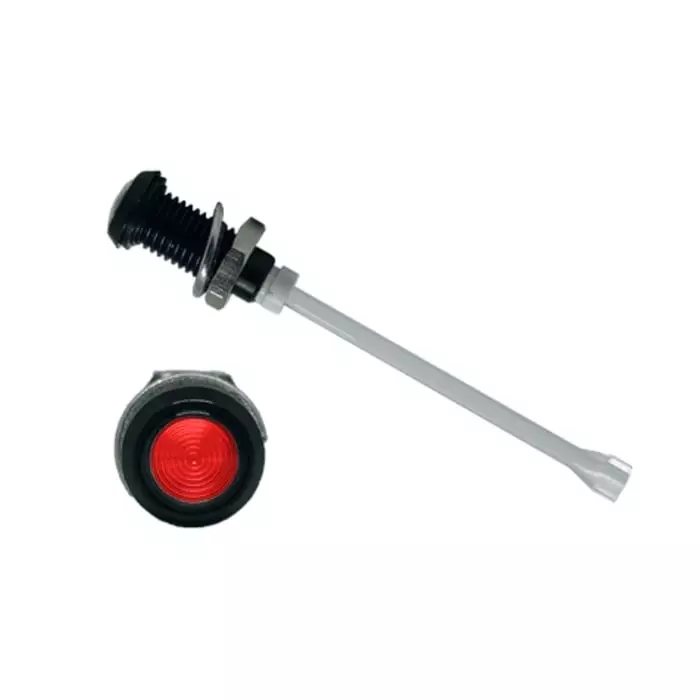 BIVAR Panel Mount Vertical LED Light Pipe Red Round Lens, RHD-1890-F9PZR67PR BIVAR Panel Mount Vertical LED Light Pipe Red Round Lens, RHD-1890-F9PZR67PR