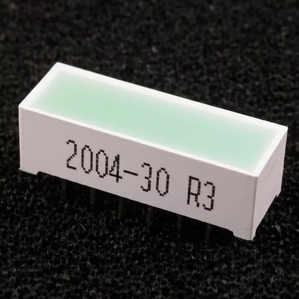 KINGBRIGHT LED Light Bars 60 mcd Luminous Intensity Green Illumination Color, DF3SGD KINGBRIGHT LED Light Bars 60 mcd Luminous Intensity Green Illumination Color, DF3SGD