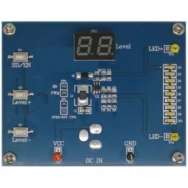 Lumissil IS31BL3508A Series Evaluation Boards 5 V Operating Supply Voltage, IS31BL3508A-STLS2-EB Lumissil IS31BL3508A Series Evaluation Boards 5 V Operating Supply Voltage, IS31BL3508A-STLS2-EB