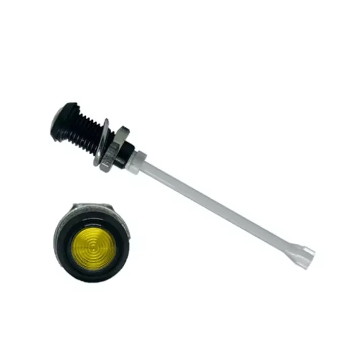 BIVAR Panel Mount Vertical LED Light Pipe Yellow Round Lens, RHD-2160-F6PZY67PR BIVAR Panel Mount Vertical LED Light Pipe Yellow Round Lens, RHD-2160-F6PZY67PR