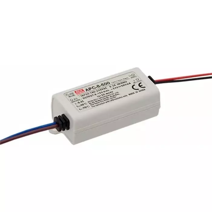 Mean Well LED Driver, 16 - 32V Output, 8W Output, 250mA Output, Constant Current, APC-8-250 Mean Well LED Driver, 16 - 32V Output, 8W Output, 250mA Output, Constant Current, APC-8-250