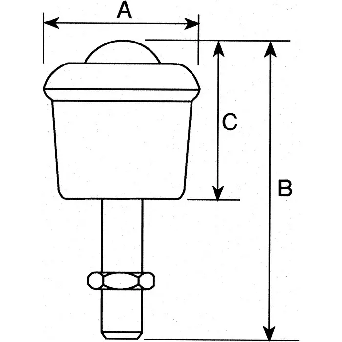 Buy alwayse-ball-transfer-unit-with-397-mm-diameter-steel-ball-20051342 ALWAYSE Ball Transfer Unit with 39.7 mm diameter Steel ball, 20051342