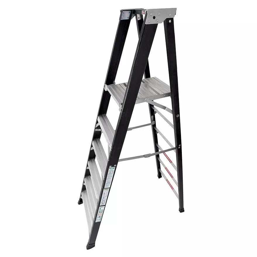 Shop liberti-5400-frp-step-ladder-6-step-6-ft-size-frp-black-5406 Liberti 5400 FRP Step Ladder 6 Step 6 ft Size FRP Black, 5406