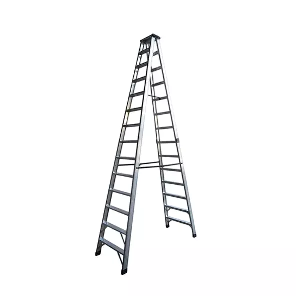 Liberti 1400 Step Ladder 14 Step 14ft Size Aluminium Silver, 1414 Liberti 1400 Step Ladder 14 Step 14ft Size Aluminium Silver, 1414