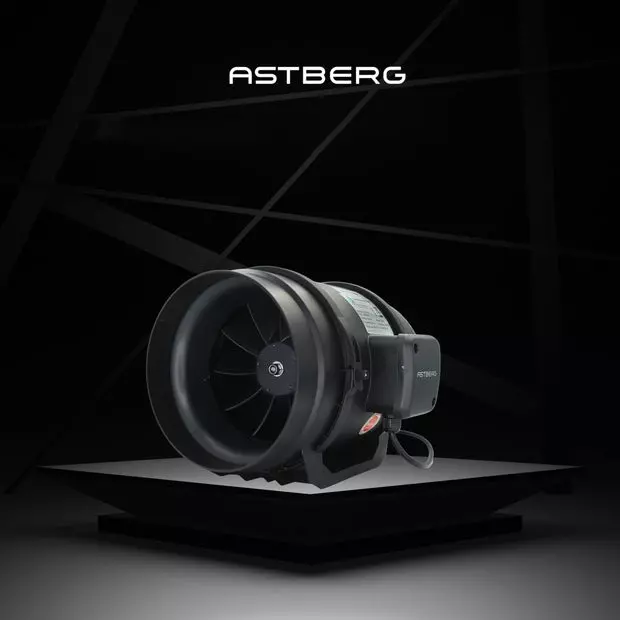 Shop astberg-mix-flow-inline-fan-mixed-flow-840-mh-352-pa-55-63-db-4500-rpm-afb200 Astberg Mix Flow Inline Fan Mixed Flow 840 m³h, 352 PA, 55-63 dB 4500 RPM, AFB200