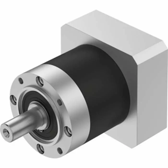 Festo Planetary Gearbox, 20:1 Gear Ratio, 520 Nm Maximum Torque, 6500 RPM Maximum Speed, EMGA-120-P-G20-SAS-140 Festo Planetary Gearbox, 20:1 Gear Ratio, 520 Nm Maximum Torque, 6500 RPM Maximum Speed, EMGA-120-P-G20-SAS-140