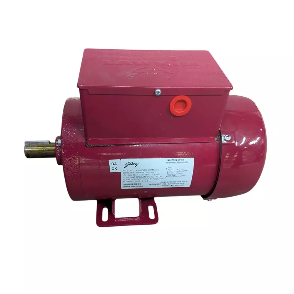 Godrej Lawkim Single Phase 3 HP 2 Pole Foot Mounted Induction Motor LM200LK3048 Godrej Lawkim Single Phase 3 HP 2 Pole Foot Mounted Induction Motor LM200LK3048