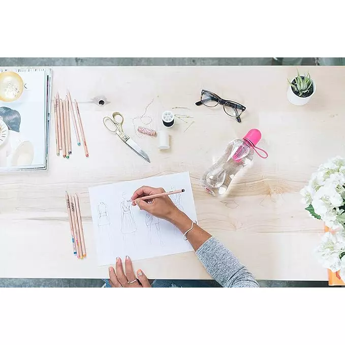 Best bobble-clear-magenta-550-ml-plastic-water-bottle-ni1367 Bobble Magenta Clear Cap 550 ml Plastic Water Bottle Clear, NI1367