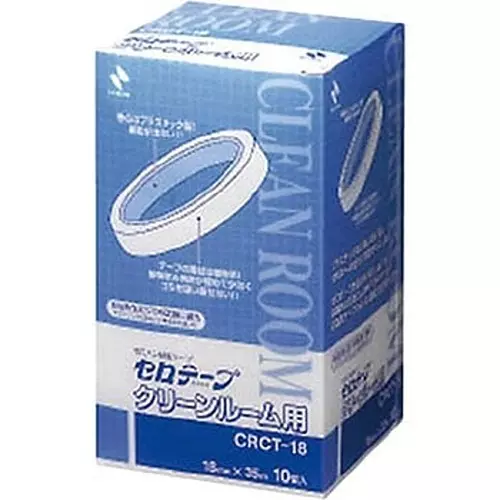 Buy nichiban-cello-tape-for-clean-room-crct-18-pack-of-10-roll NICHIBAN Cello Tape 18 mm x 35 m for Clean Room, CRCT-18 (Pack of 10 Roll)
