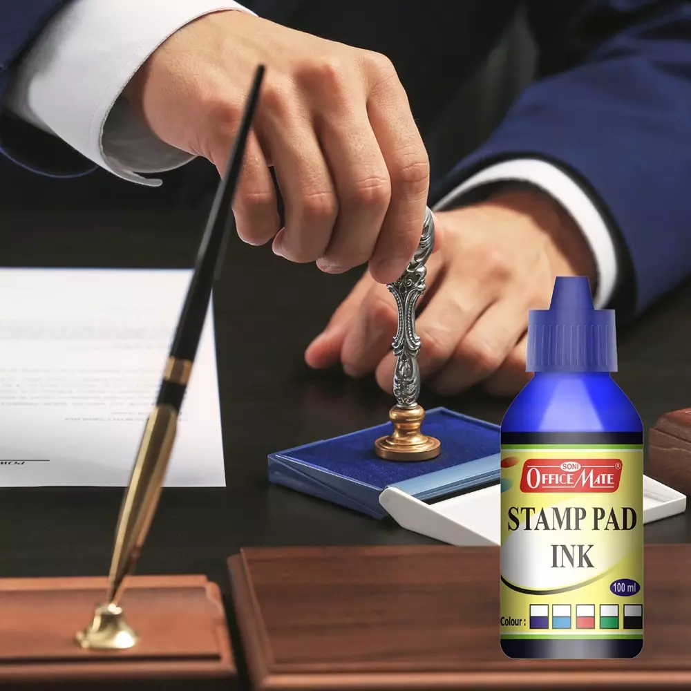 Shop soni-office-mate-100-ml-stamp-pad-refill-ink-smudge-free-and-long-lasting-for-office-school-craft-diy-multicolor-pack-of-10 Soni Office Mate 100 ml Stamp Pad Refill Ink Smudge Free and Long Lasting for Office, School, Craft & DIY, Multicolor (Pack of 10)