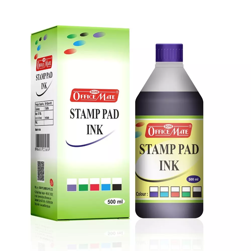 Product soni-office-mate-500-ml-stamp-pad-refill-ink-smudge-free-and-long-lasting-for-office-school-craft-diy-violet-pack-of-500 Soni Office Mate 500 ml Stamp Pad Refill Ink Smudge Free and Long Lasting for Office, School, Craft & DIY, Violet