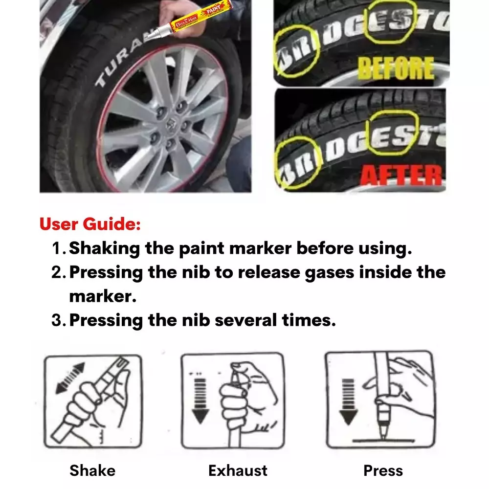Buy soni-office-mate-regular-paint-marker-45-mm-bullet-tip-multi-surface-oil-based-non-toxic-ink-for-diy-crafts-art-projects-multicolor-pack-of-4 Soni Office Mate Regular Paint Marker 4.5 mm Bullet Tip Multi-Surface, Oil-Based, Non-Toxic Ink for DIY, Crafts & Art Projects, Multicolor (Pack of 4)