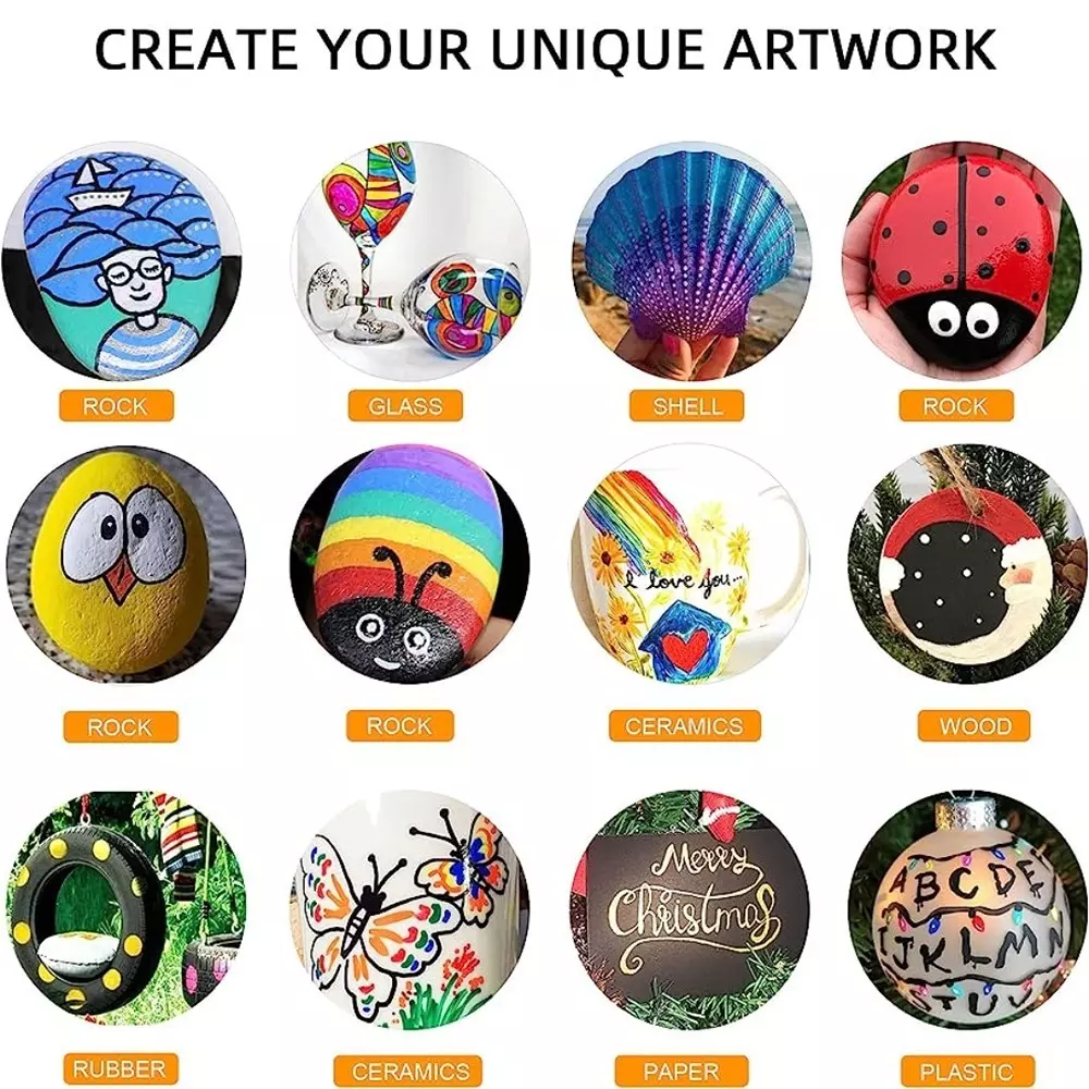 Best soni-office-mate-regular-paint-marker-45-mm-bullet-tip-multi-surface-oil-based-non-toxic-ink-for-diy-crafts-art-projects-multicolor-pack-of-4 Soni Office Mate Regular Paint Marker 4.5 mm Bullet Tip Multi-Surface, Oil-Based, Non-Toxic Ink for DIY, Crafts & Art Projects, Multicolor (Pack of 4)