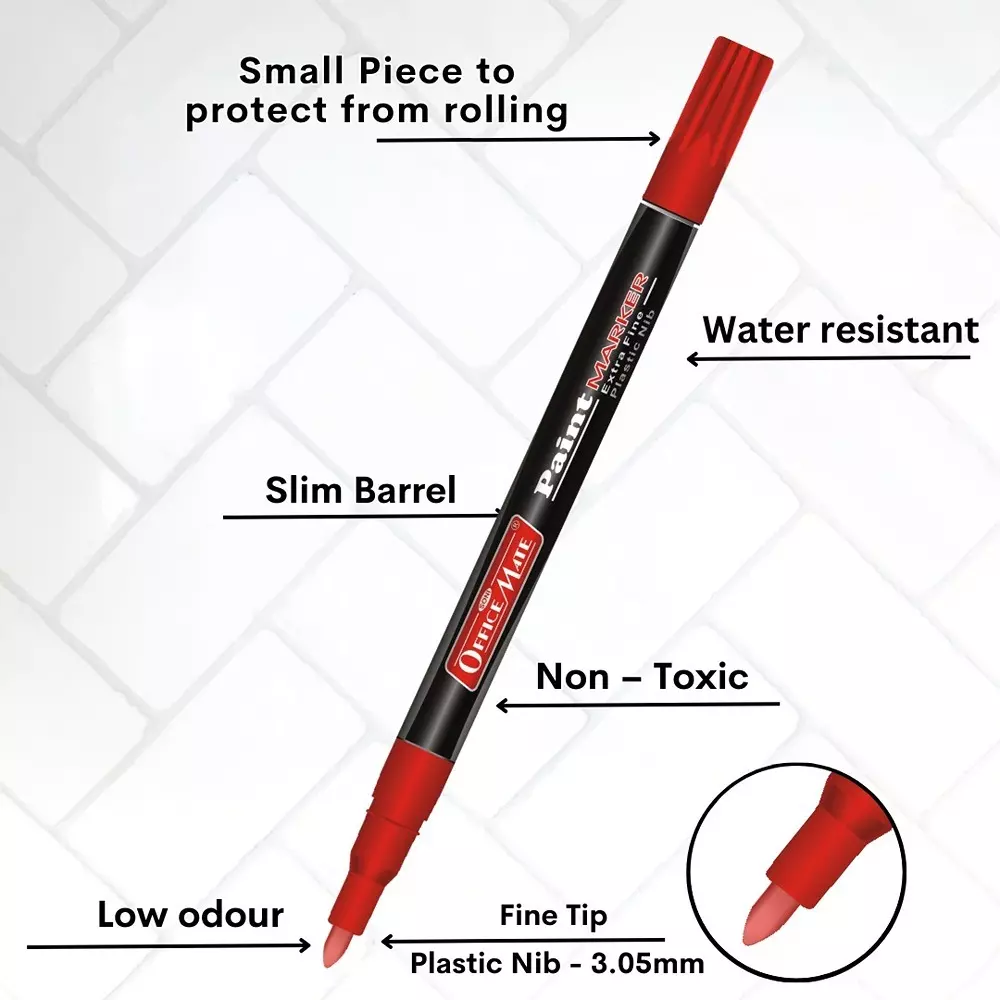 Best soni-office-mate-fine-tip-paint-marker-305-mm-bullet-tip-multi-surface-oil-based-non-toxic-ink-for-diy-crafts-art-projects-multicolor-pack-of-4 Soni Office Mate Fine Tip Paint Marker 3.05 mm Bullet Tip Multi-Surface, Oil-Based, Non-Toxic Ink for DIY, Crafts & Art Projects, Multicolor (Pack of 4)
