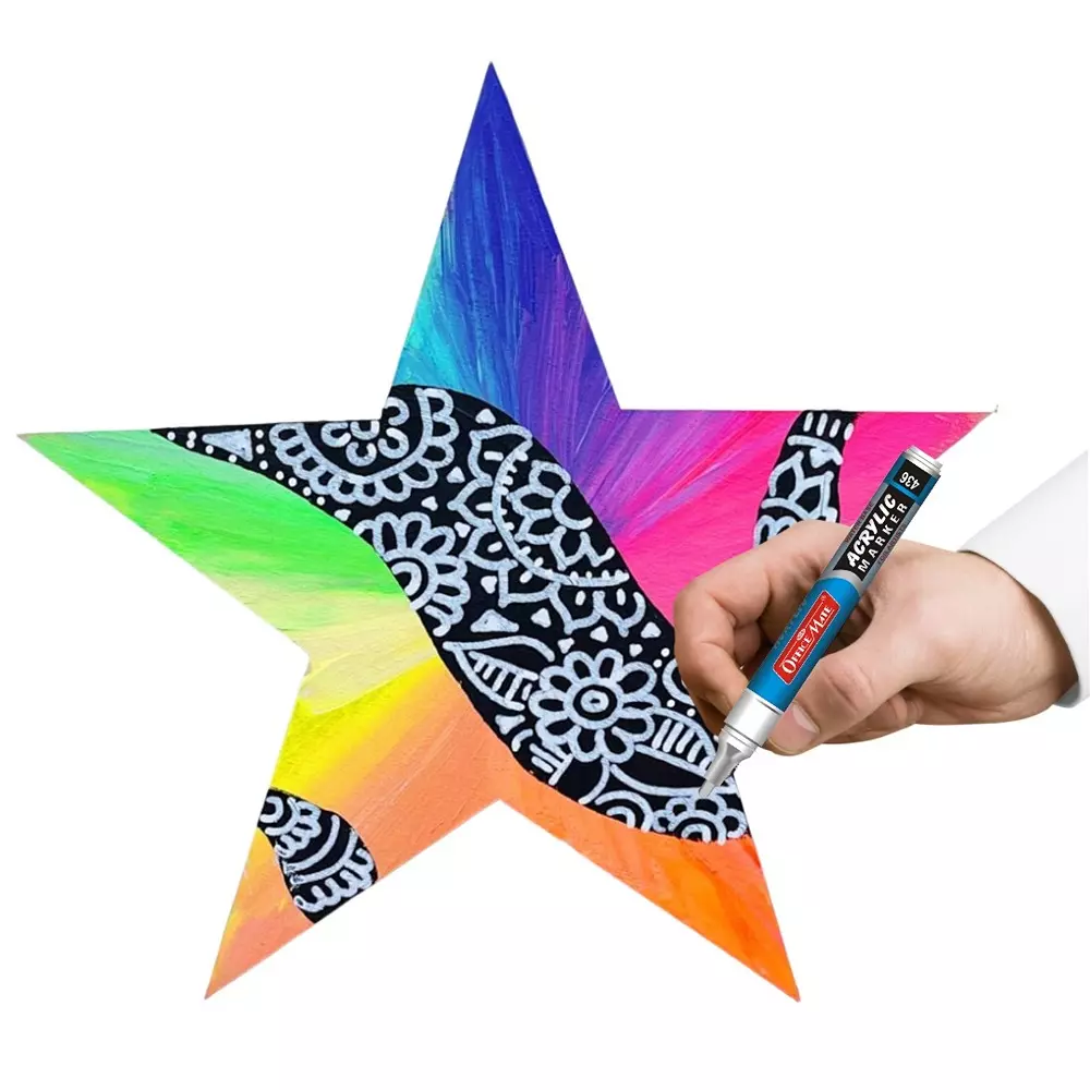 Product soni-office-mate-regular-acrylic-paint-marker-45-mm-bullet-tip-water-based-ink-fade-resistant-for-canvas-paper-glass-more-multicolor-pack-of-10 Soni Office Mate Regular Acrylic Paint Marker 4.5 mm Bullet Tip Water Based Ink, Fade Resistant for Canvas, Paper Glass & More, Multicolor (Pack of 10)