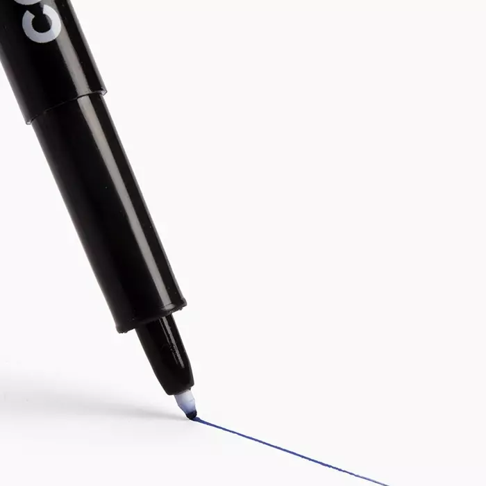 Buy camlin-cd--dvd-marker-pen-blue Camlin Fine Tip Permanent Marker Blue, 7289018