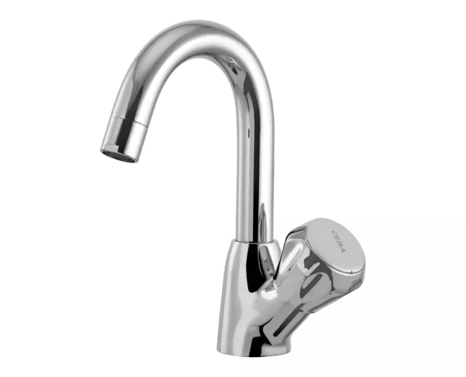 CERA Ocean Pillar Cock Half Turn with Swan Neck Spout Right and Aerator F3001105 CERA Ocean Pillar Cock Half Turn with Swan Neck Spout Right and Aerator F3001105