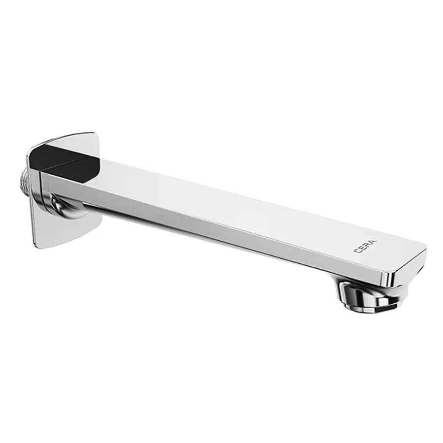 CERA Sylvina Bath Tub Spout Quarter Turn Wall Mount Chrome Plating Chrome with Wall Flange, F1021661 CERA Sylvina Bath Tub Spout Quarter Turn Wall Mount Chrome Plating Chrome with Wall Flange, F1021661