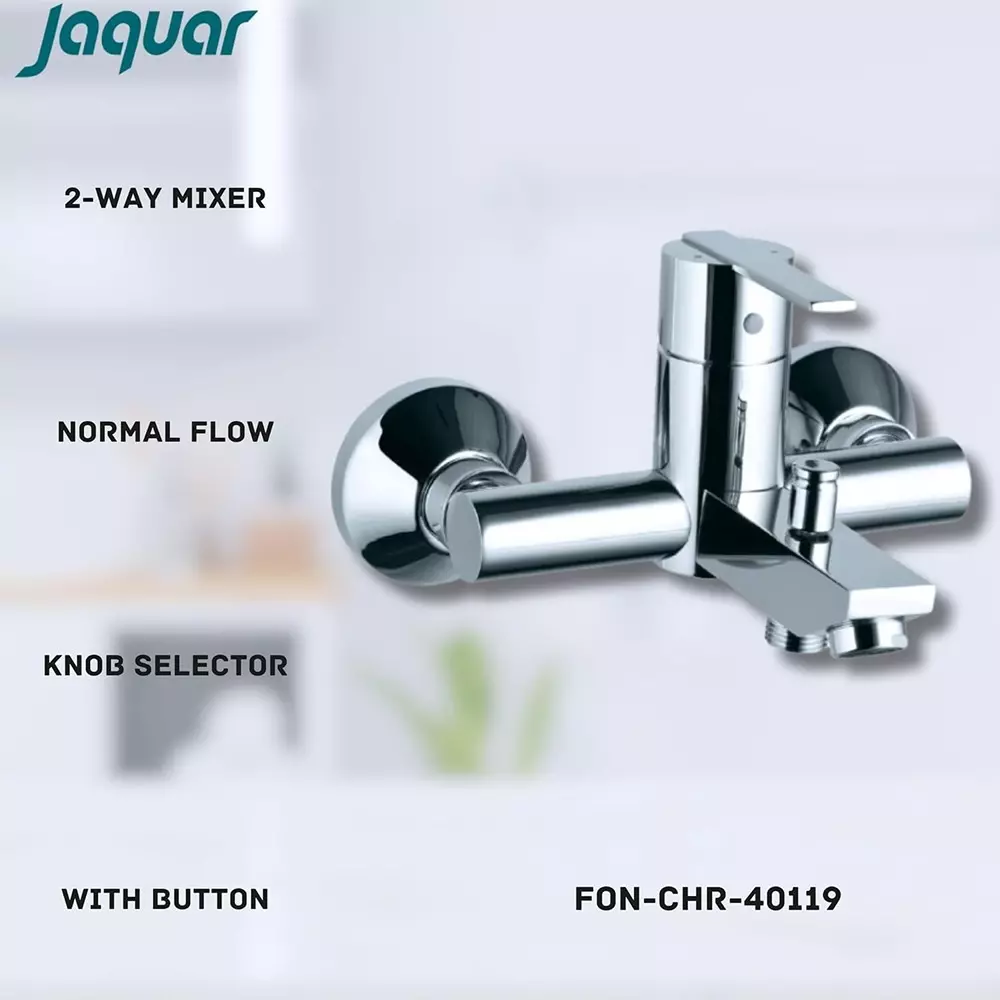 Best jaquar-wall-mixer-with-provision-of-hand-shower-fonte-series-chrome-finish-fon-40119 Jaquar Wall Mixer With Provision Of Hand Shower Fonte Series Chrome Finish, FON-40119