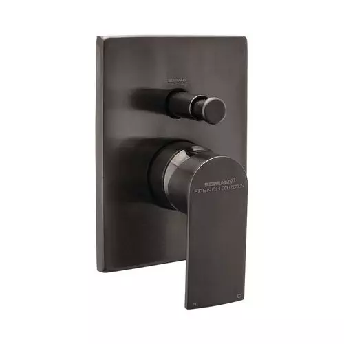 Somany Exposed Part of High Flow/3 Inlet Diverter French Collection Elysees Series Gun Metal Wall Mount, 272111380201 Somany Exposed Part of High Flow/3 Inlet Diverter French Collection Elysees Series Gun Metal Wall Mount, 272111380201