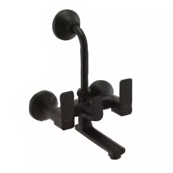 CERA Chelsea Three Lever Wall Mount Wall Mixer Matte Black for Overhead Shower, F1016401BM CERA Chelsea Three Lever Wall Mount Wall Mixer Matte Black for Overhead Shower, F1016401BM
