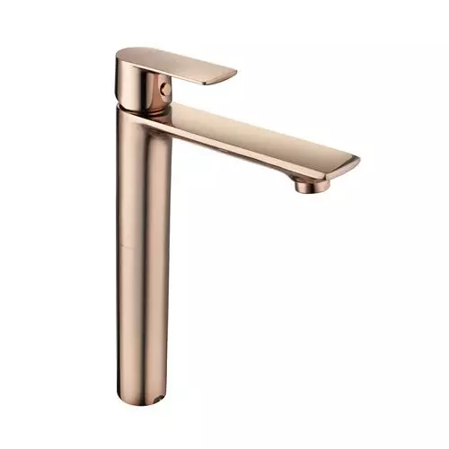 Somany Single Lever Basin Mixer High French Collection Elysees Series Rose Gold Deck Mount, 272111380261 Somany Single Lever Basin Mixer High French Collection Elysees Series Rose Gold Deck Mount, 272111380261