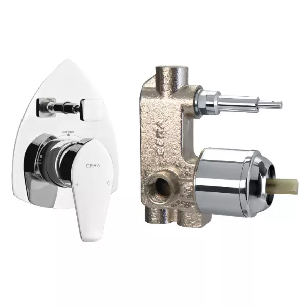 CERA Valentina 5 Way Single Lever Concealed Diverter, F1013711 + F4020101 (Set of 2 Pcs) CERA Valentina 5 Way Single Lever Concealed Diverter, F1013711 + F4020101 (Set of 2 Pcs)