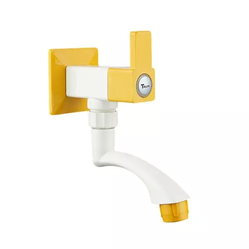TRIJAL Firoza Plus Magic Sink Cock With Flange White, Gold 15 mm Thread & 20 mm Spindle, FIP-119 (Pack of 24) TRIJAL Firoza Plus Magic Sink Cock With Flange White, Gold 15 mm Thread & 20 mm Spindle, FIP-119 (Pack of 24)
