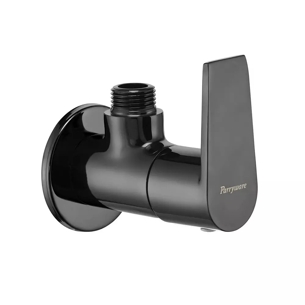 Parryware Angle Valve Praseo Shiny Black Chrome Finish, G5807A5 Parryware Angle Valve Praseo Shiny Black Chrome Finish, G5807A5
