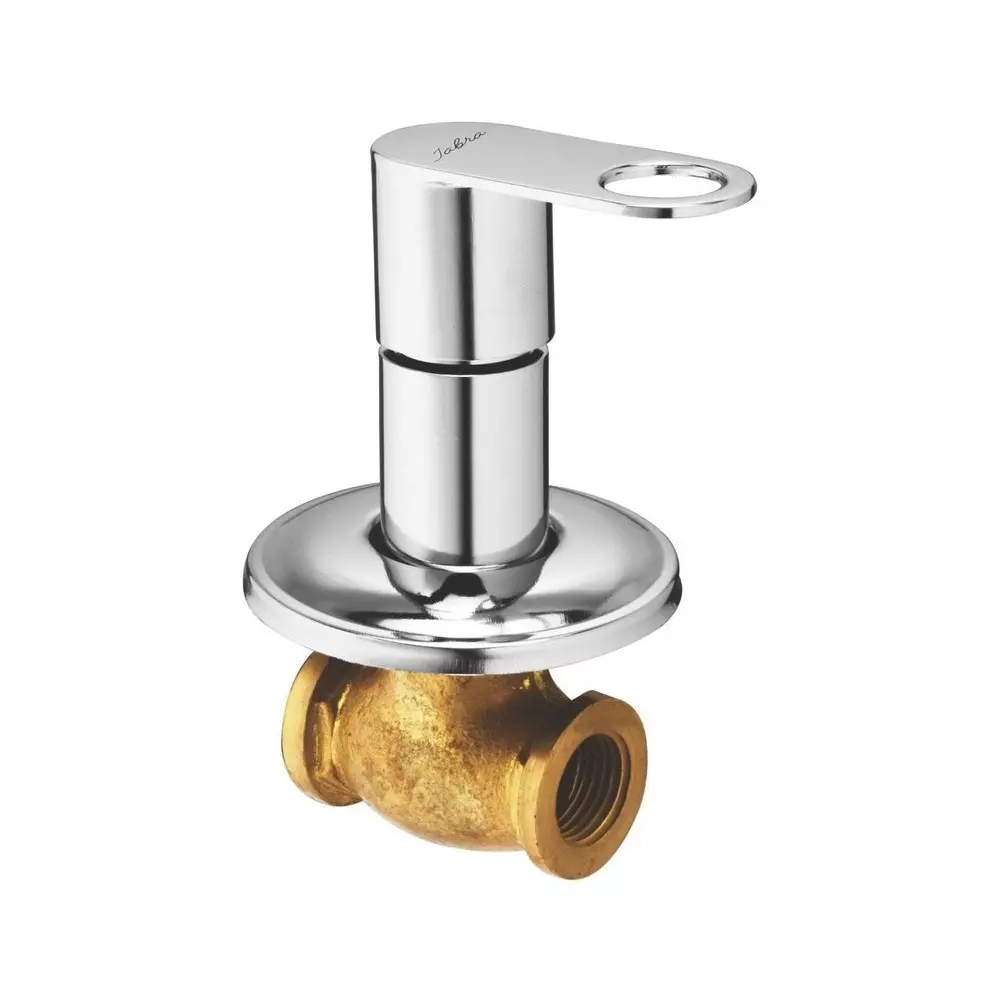 Jabra Concealed Stop Cock (M) Oreo Series Brass Chrome Finish Wall Mount 20 mm Silver Jabra Concealed Stop Cock (M) Oreo Series Brass Chrome Finish Wall Mount 20 mm Silver