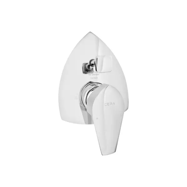 Buy cera-valentina-single-lever-wall-mount-5-way-concealed-diverter-exposed-part-f1013711 CERA Valentina Single Lever Wall Mount 5 Way Concealed Diverter Exposed Part, F1013711
