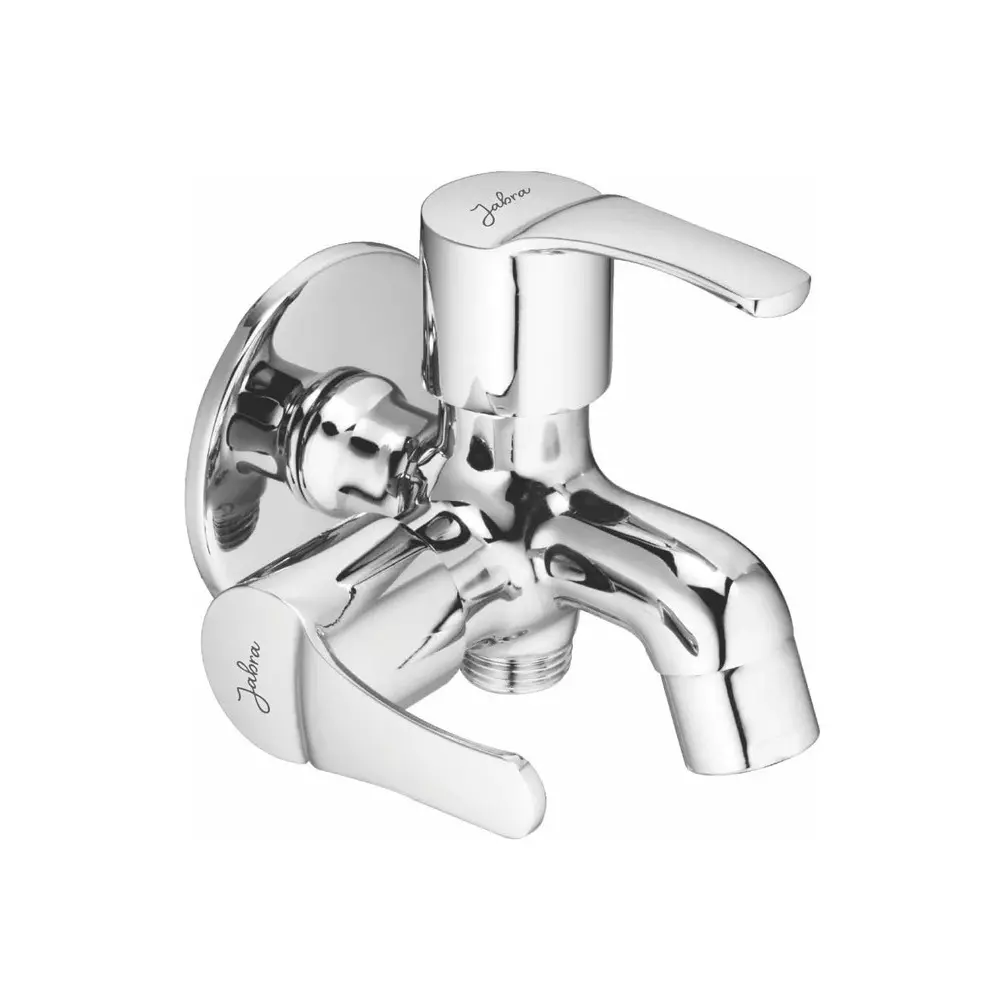 Jabra 2 in 1 Bib Cock Brizo Series Brass Chrome Finish Wall Mount Silver Jabra 2 in 1 Bib Cock Brizo Series Brass Chrome Finish Wall Mount Silver