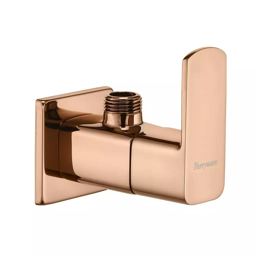 Parryware Angle Valve Quattro Deep Rose Gold Chrome Finish, T2307A4 Parryware Angle Valve Quattro Deep Rose Gold Chrome Finish, T2307A4